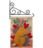 Sweet Love - Valentines Spring Vertical Impressions Decorative Flags HG137145 Made In USA