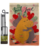 Sweet Love - Valentines Spring Vertical Impressions Decorative Flags HG137145 Made In USA