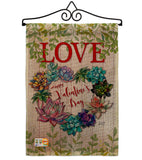 Succa for Love - Valentines Spring Vertical Impressions Decorative Flags HG137147 Made In USA