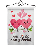 Feliz día del amor - Valentines Spring Vertical Impressions Decorative Flags HG137383 Made In USA