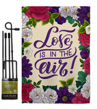 Love in Air - Valentines Spring Vertical Impressions Decorative Flags HG137477 Made In USA