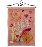 Be My Valentine - Valentines Spring Vertical Impressions Decorative Flags HG192054 Made In USA