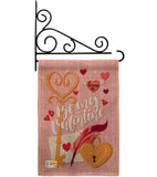 Be My Valentine - Valentines Spring Vertical Impressions Decorative Flags HG192054 Made In USA