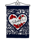 Roses are Love - Valentines Spring Vertical Impressions Decorative Flags HG192152 Made In USA