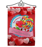Best Sweet - Valentines Spring Vertical Impressions Decorative Flags HG192306 Made In USA