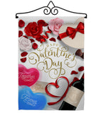 Together Forever - Valentines Spring Vertical Impressions Decorative Flags HG192344 Made In USA