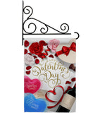 Together Forever - Valentines Spring Vertical Impressions Decorative Flags HG192344 Made In USA