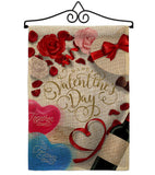 Together Forever - Valentines Spring Vertical Impressions Decorative Flags HG192344 Made In USA