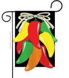 Hot Pepper - Vegetable Food Vertical Applique Decorative Flags HG117013