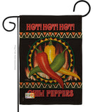 Chili Peppers - Vegetable Food Vertical Impressions Decorative Flags HG117031 Made In USA