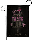 Cake Taste Good - Vegetable Food Vertical Impressions Decorative Flags HG137270 Made In USA