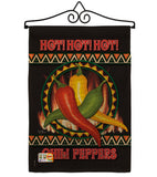 Chili Peppers - Vegetable Food Vertical Impressions Decorative Flags HG117031 Made In USA