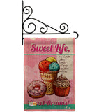 Sweet Life - Vegetable Food Vertical Impressions Decorative Flags HG137215 Made In USA