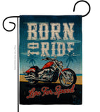 Born To Ride - Vehicle Interests Vertical Impressions Decorative Flags HG115181 Made In USA