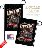 Bikers Rule - Vehicle Interests Vertical Impressions Decorative Flags HG115258 Made In USA