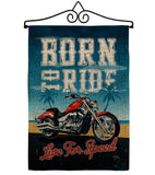 Born To Ride - Vehicle Interests Vertical Impressions Decorative Flags HG115181 Made In USA