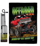 Offroad - Vehicle Interests Vertical Impressions Decorative Flags HG130408 Made In USA