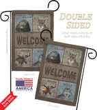 Welcome Wilderness - Wildlife Nature Vertical Impressions Decorative Flags HG110001 Made In USA