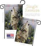 The Call - Wildlife Nature Vertical Impressions Decorative Flags HG110059 Made In USA