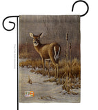 On Alert - Wildlife Nature Vertical Impressions Decorative Flags HG110062 Made In USA