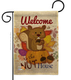 Nut House - Wildlife Nature Vertical Impressions Decorative Flags HG110087 Made In USA