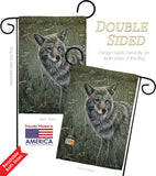 Coyote - Wildlife Nature Vertical Impressions Decorative Flags HG110089 Made In USA