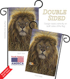 Lion - Wildlife Nature Vertical Impressions Decorative Flags HG110096 Made In USA