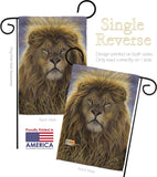 Lion - Wildlife Nature Vertical Impressions Decorative Flags HG110096 Made In USA