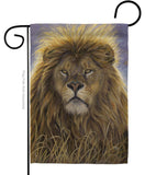 Lion - Wildlife Nature Vertical Impressions Decorative Flags HG110096 Made In USA