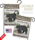 Bear Paw Lodge - Wildlife Nature Vertical Impressions Decorative Flags HG110103 Made In USA