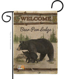 Bear Paw Lodge - Wildlife Nature Vertical Impressions Decorative Flags HG110103 Made In USA