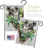 Koala - Wildlife Nature Vertical Impressions Decorative Flags HG110275 Made In USA