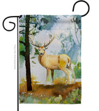 Forest Deer - Wildlife Nature Vertical Impressions Decorative Flags HG110277 Made In USA