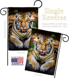 Tiger - Wildlife Nature Vertical Impressions Decorative Flags HG110279 Made In USA