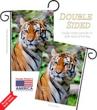 Life Of Tiger - Wildlife Nature Vertical Impressions Decorative Flags HG110281 Made In USA