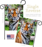 Life Of Tiger - Wildlife Nature Vertical Impressions Decorative Flags HG110281 Made In USA