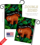 Don't Hurry - Wildlife Nature Vertical Impressions Decorative Flags HG130309 Made In USA