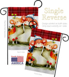 Mousy Winter - Wildlife Nature Vertical Impressions Decorative Flags HG192672 Made In USA