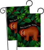 Don't Hurry - Wildlife Nature Vertical Impressions Decorative Flags HG130309 Made In USA