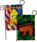 Don't Hurry - Wildlife Nature Vertical Impressions Decorative Flags HG130309 Made In USA