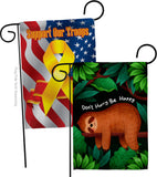 Don't Hurry - Wildlife Nature Vertical Impressions Decorative Flags HG130309 Made In USA