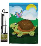 Turtle - Wildlife Nature Vertical Impressions Decorative Flags HG110040 Imported