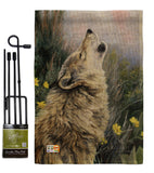 The Call - Wildlife Nature Vertical Impressions Decorative Flags HG110059 Made In USA