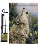 The Call - Wildlife Nature Vertical Impressions Decorative Flags HG110059 Made In USA