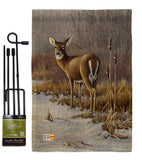 On Alert - Wildlife Nature Vertical Impressions Decorative Flags HG110062 Made In USA