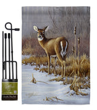 On Alert - Wildlife Nature Vertical Impressions Decorative Flags HG110062 Made In USA