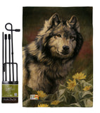 Wild Spirit - Wildlife Nature Vertical Impressions Decorative Flags HG110083 Made In USA