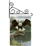 Majestic Showers - Wildlife Nature Vertical Impressions Decorative Flags HG110085 Made In USA