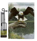 Majestic Showers - Wildlife Nature Vertical Impressions Decorative Flags HG110085 Made In USA