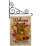 Nut House - Wildlife Nature Vertical Impressions Decorative Flags HG110087 Made In USA